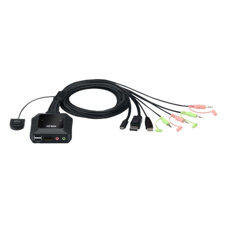 Aten 2-Port USB-C DisplayPort (CS52DP-AT) - Premium Connectivity & Seamless Switching